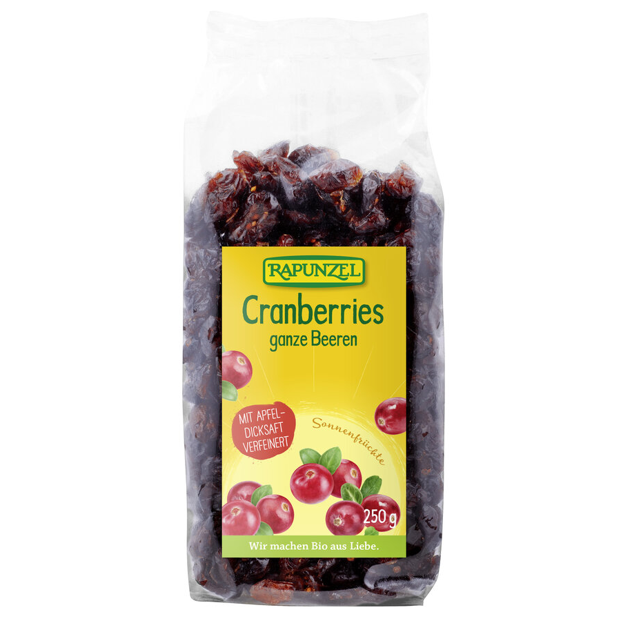 Bio Cranberries ganze Beeren