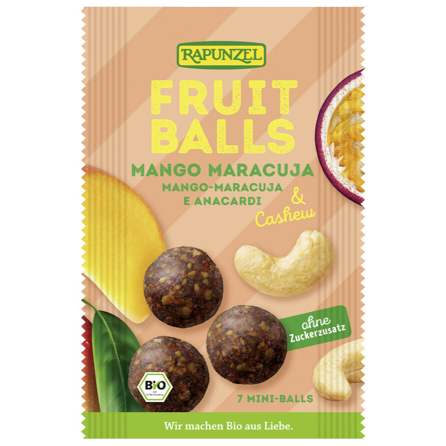 Bio Fruit-Balls Mango-Maracuja & Cashew