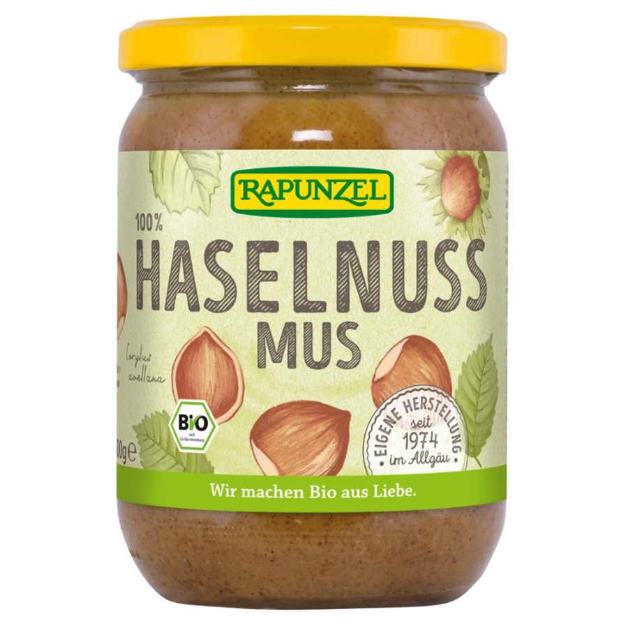 Bio Haselnussmus, demeter