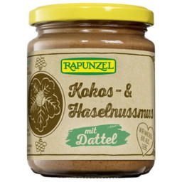 Bio Kokos- & Haselnussmus mit Dattel