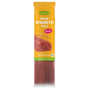 Bio Spaghetti aus gelben Linsen, glutenfrei