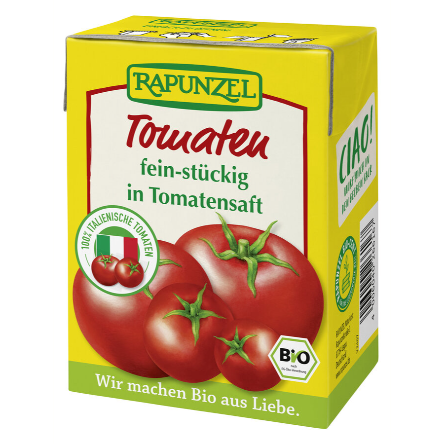 Bio Tomaten fein-stückig in Tomatensaft