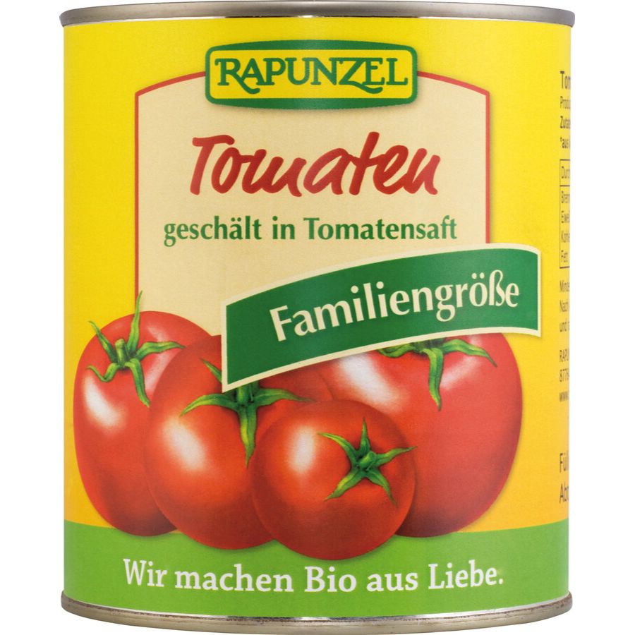 Bio Tomaten geschält