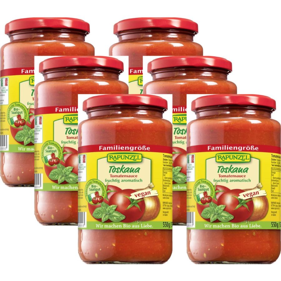 Bio Tomatensauce Toskana, Ganzer Karton 6 Stück