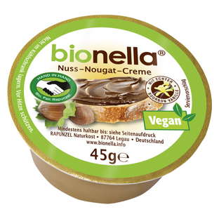 Bio veganes Nussnougat-Creme