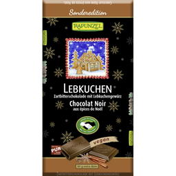 Bio Zartbitterschokolade mit Lebkuchengewürz