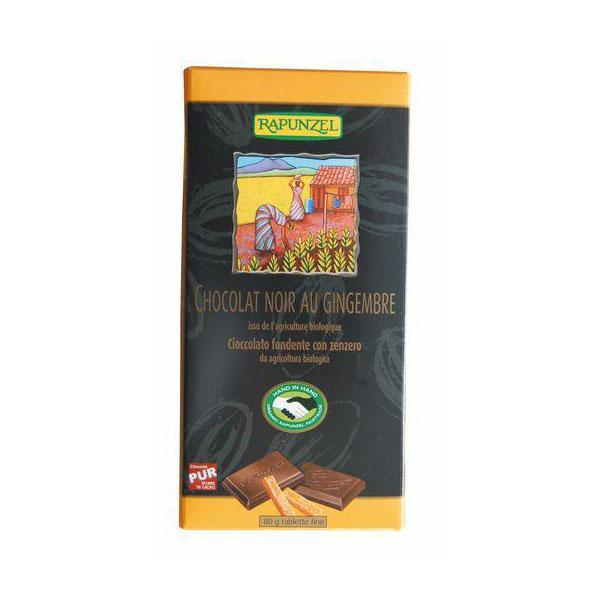 Chocolat Noir Gingembre Bio et Équitable