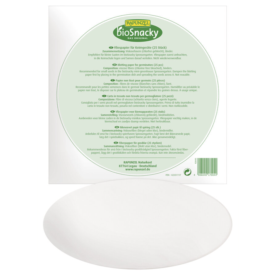 Vliespapier für Sprossengarten