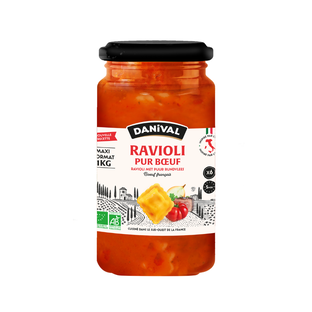 Ravioli au bœuf Bio