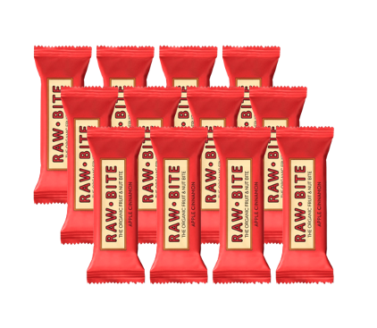 Bio Fruchtriegel Apple Cinnamon, Karton 12 Stk.