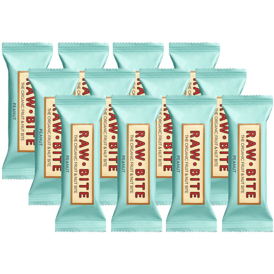 Bio Fruchtriegel Peanut, Karton 12 Stk.