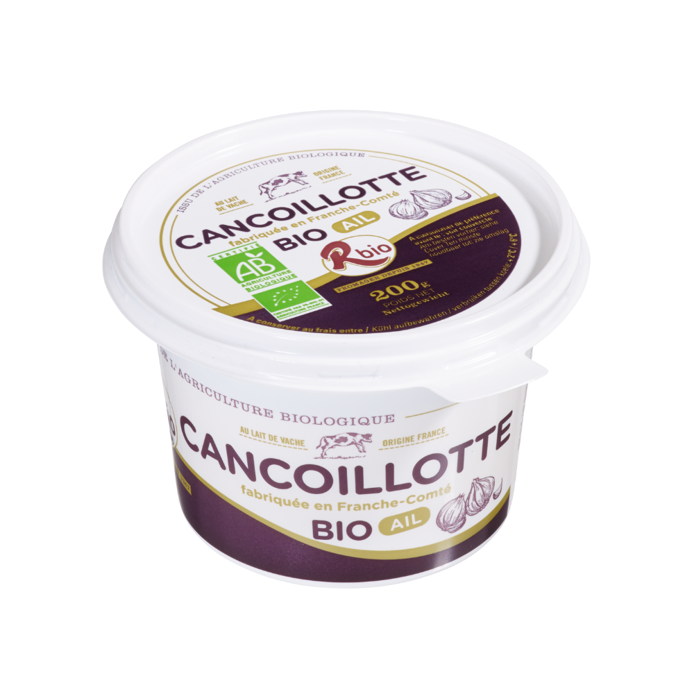 Cancoillotte à l'ail bio