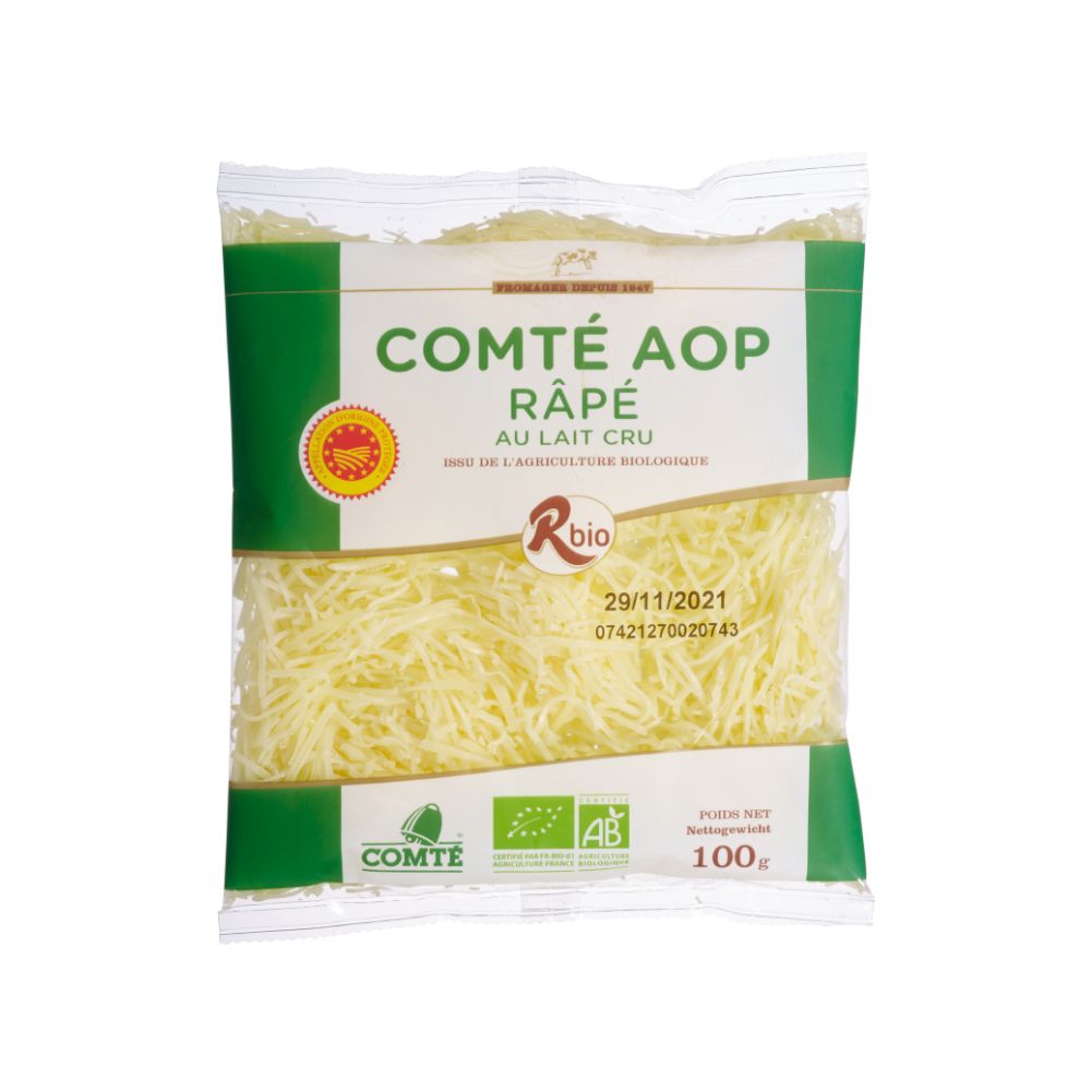 Fromage Râpé Comté AOP Bio