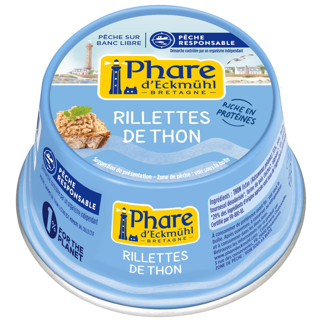 Rillettes de thon listao pêche responsable