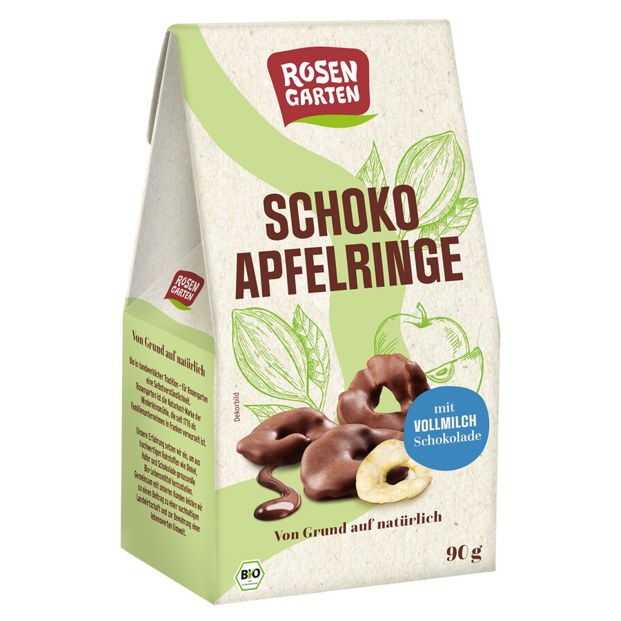 Bio Schoko-Apfelringe