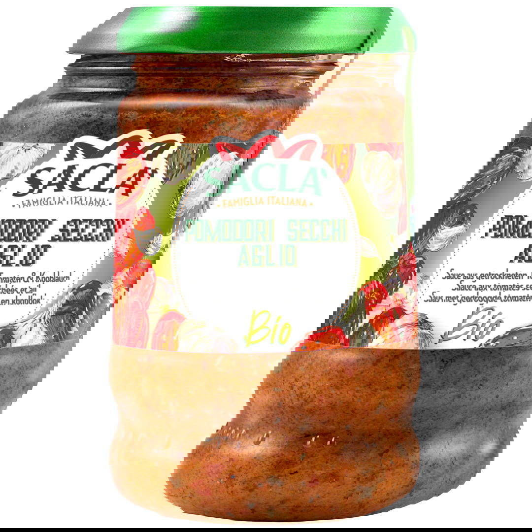 Sauce Tomates Séchées & Ail Bio
