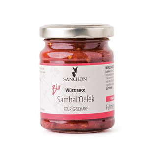 Würzsauce Sambal Oelek, Sanchon Bio