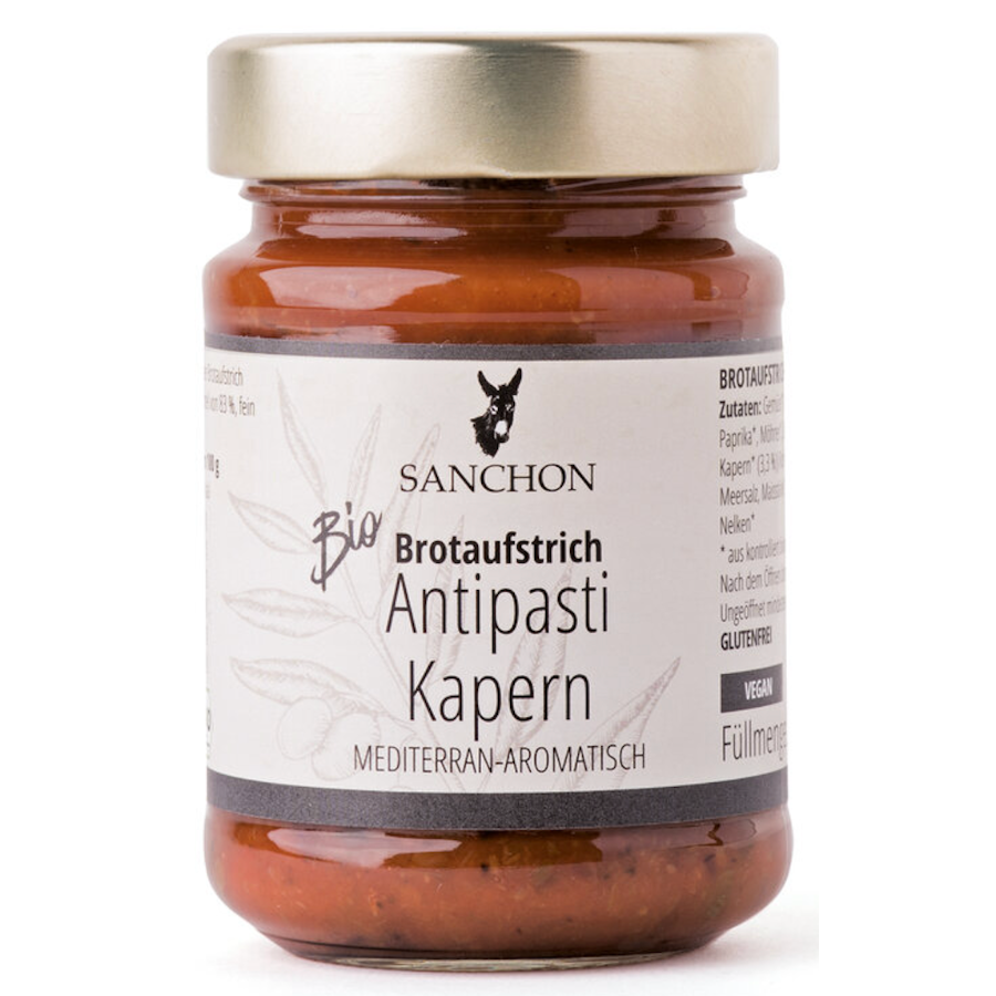 Bio Brotaufstrich Antipasti Kapern