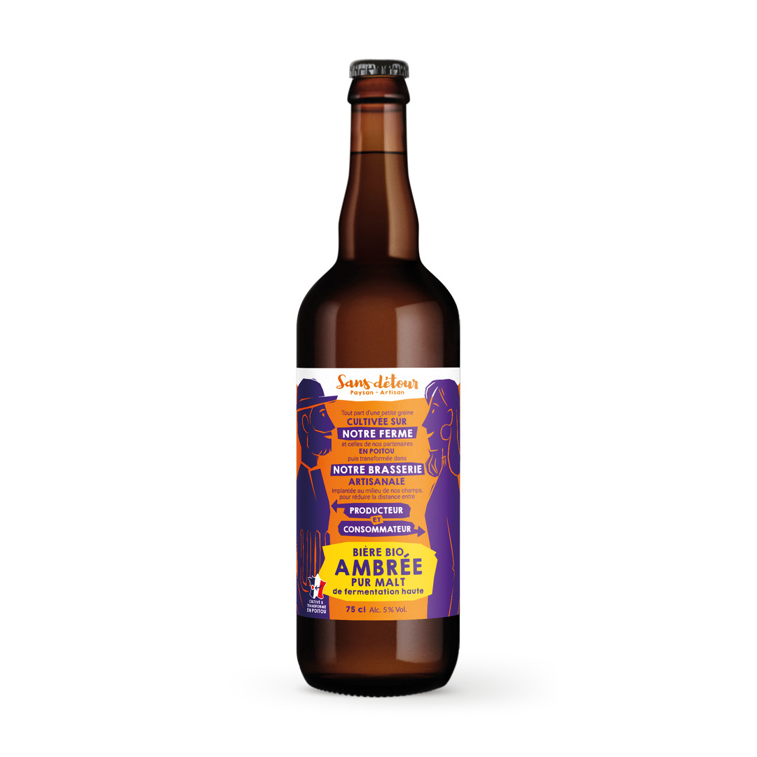 Bière ambrée 5° bio