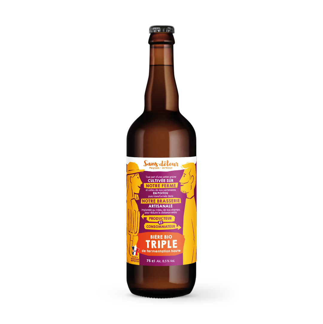 Bière triple 8,5° bio