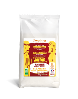 Farine de Blés Anciens Blanches T65 Bio