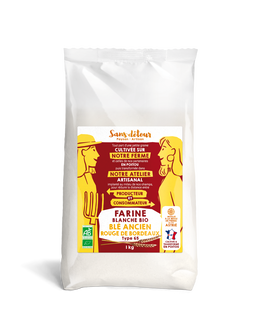 Farine de Blés Anciens Blanches T65 Bio