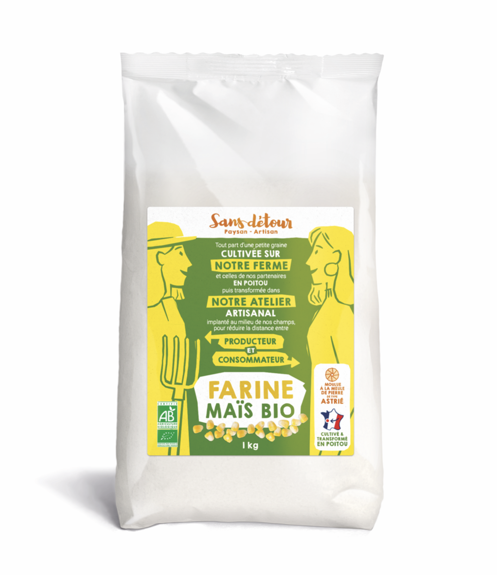 Farine Complète De Maïs Bio