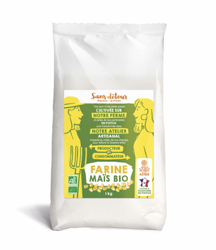 Farine Complète De Maïs Bio
