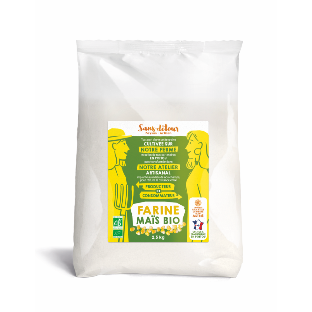 Farine Complète De Maïs Bio