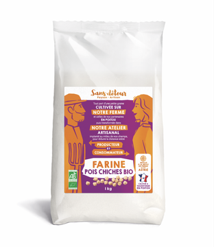 Farine Complète De Pois Chiche Bio