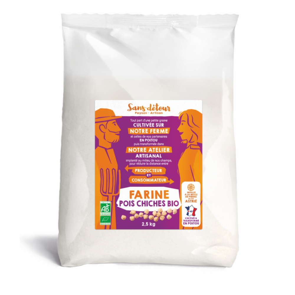 Farine De Pois Chiche Bio