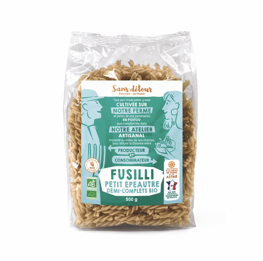 Fusilli au petit épeautre bio