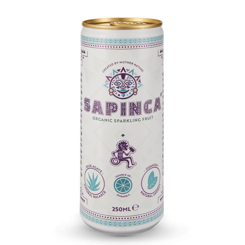 Canette pétillante aux fruits sans alcool bio