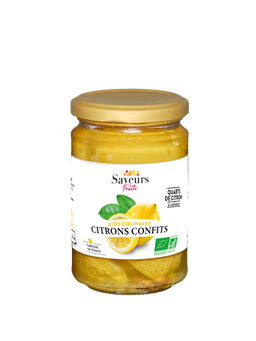 Citrons Confits Quarts Bio