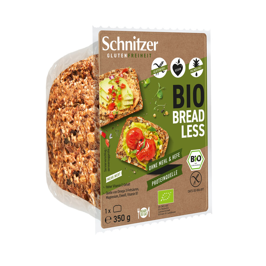 Bio Bread Less Saatenbrot ohne Mehl & Hefe, glutenfrei