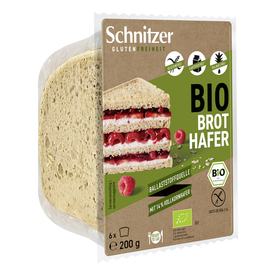 Bio Haferbrot, glutenfrei