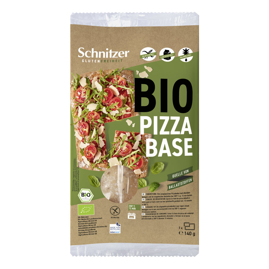 Bio Pizzaboden, glutenfrei