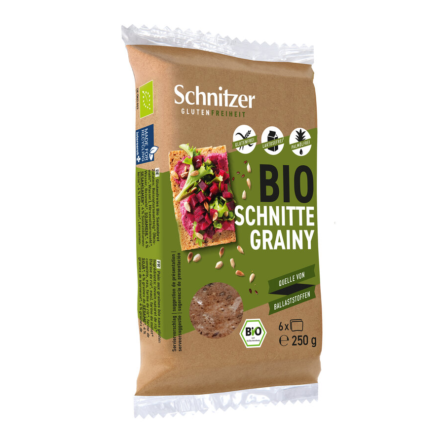 Bio Schnitte Grainy Saatenbrot, glutenfrei