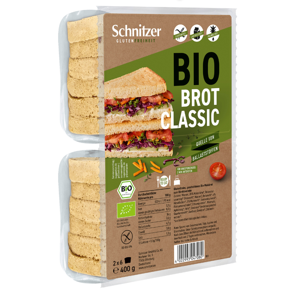 Pain de Mie Blanc Sans Gluten Bio