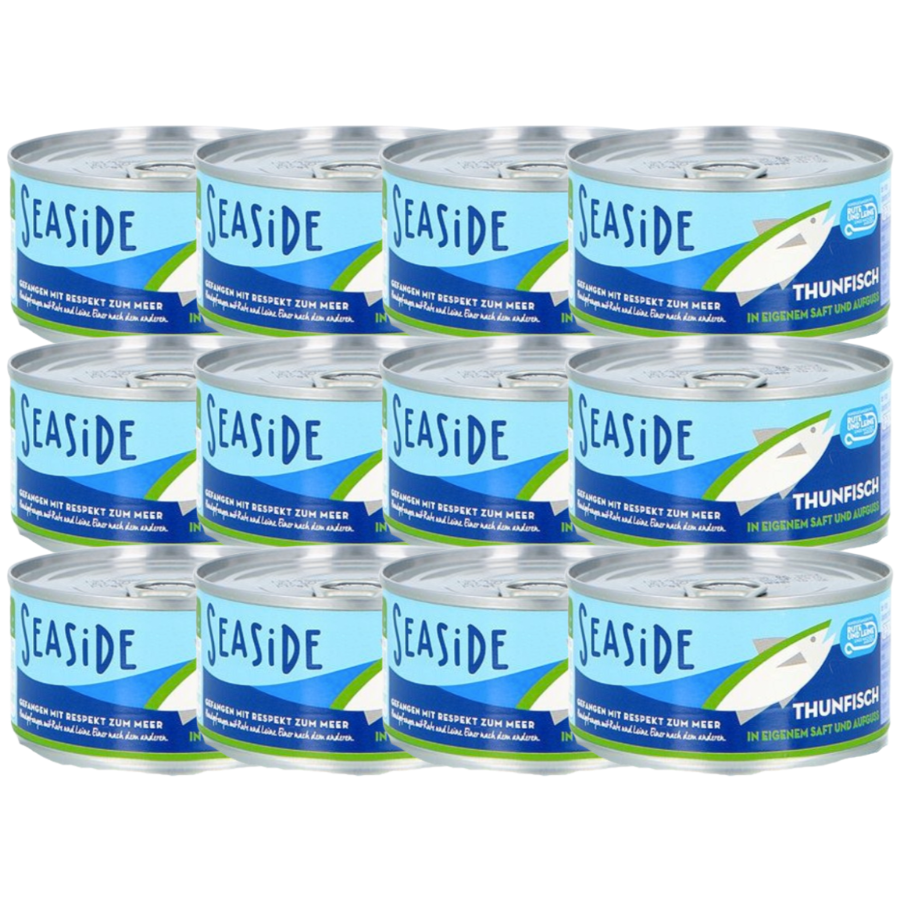 Thunfisch in eigenem Saft, Karton 12 Stk.