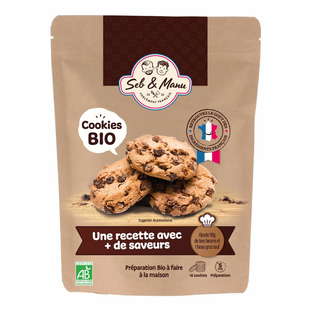 Préparation pour cookies au chocolat bio