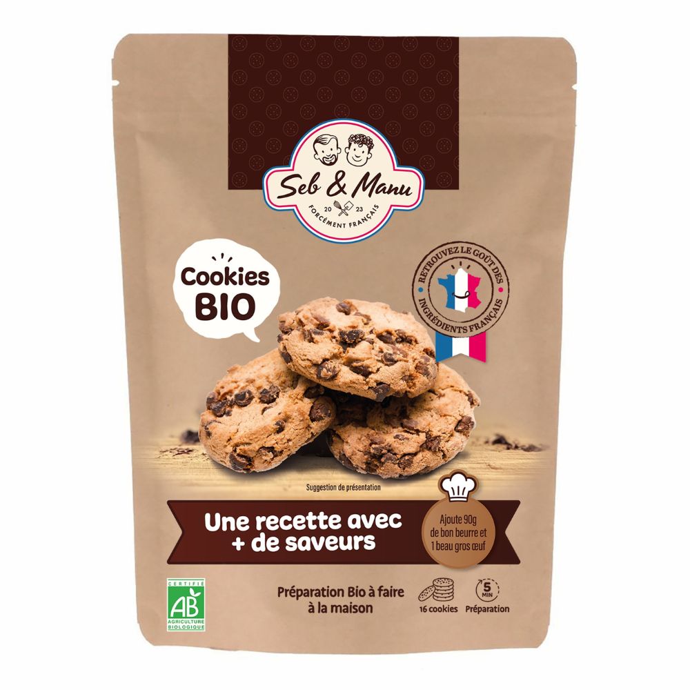 Préparation pour cookies au chocolat bio