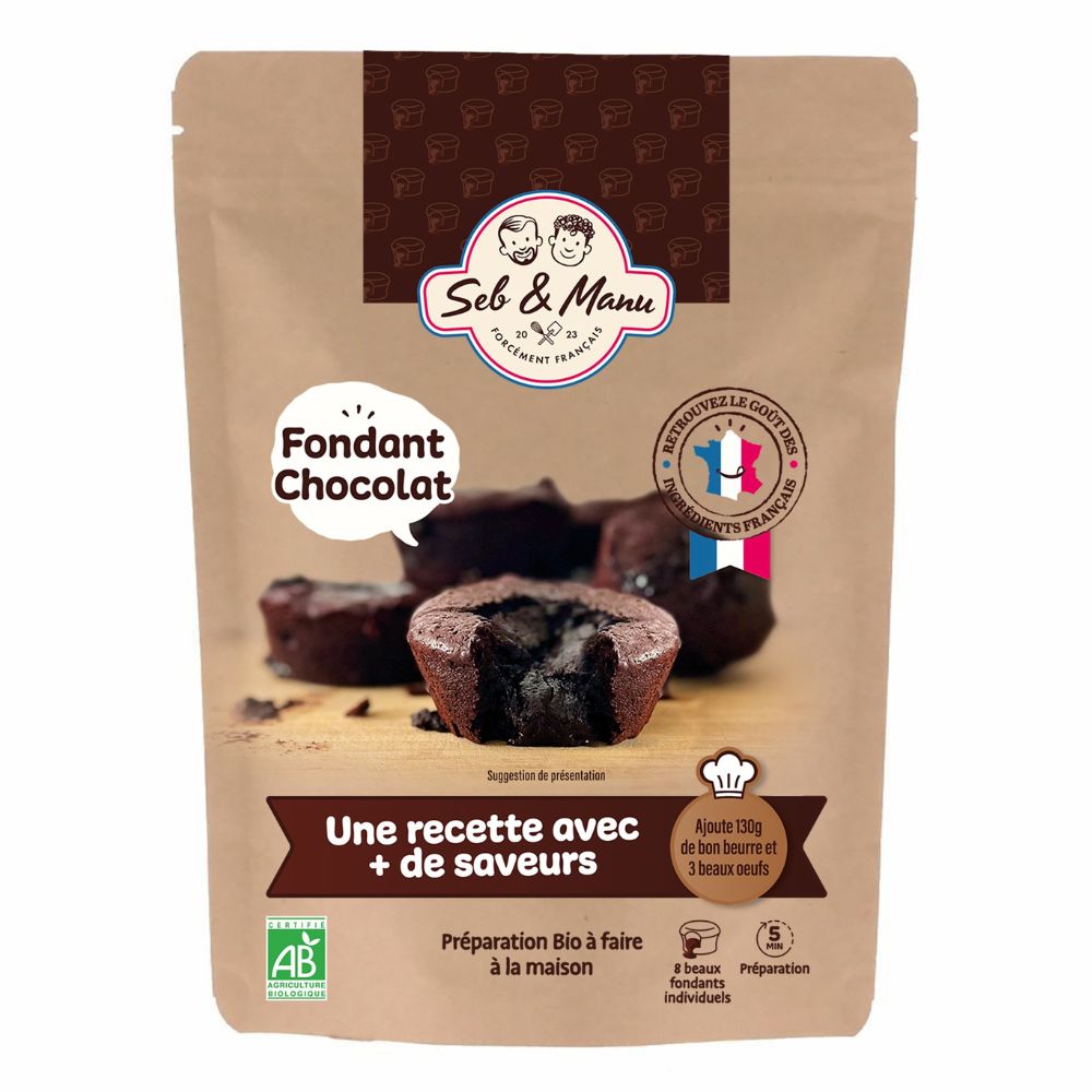 Préparation pour fondant au chocolat bio