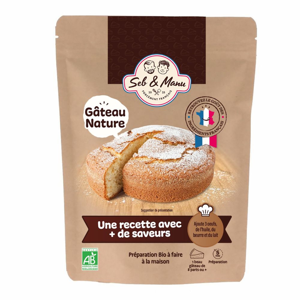 Préparation pour gâteau nature bio