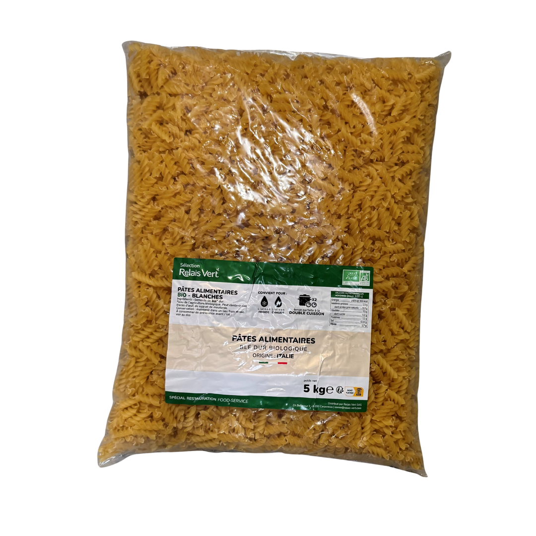 Fusilli blanches bio