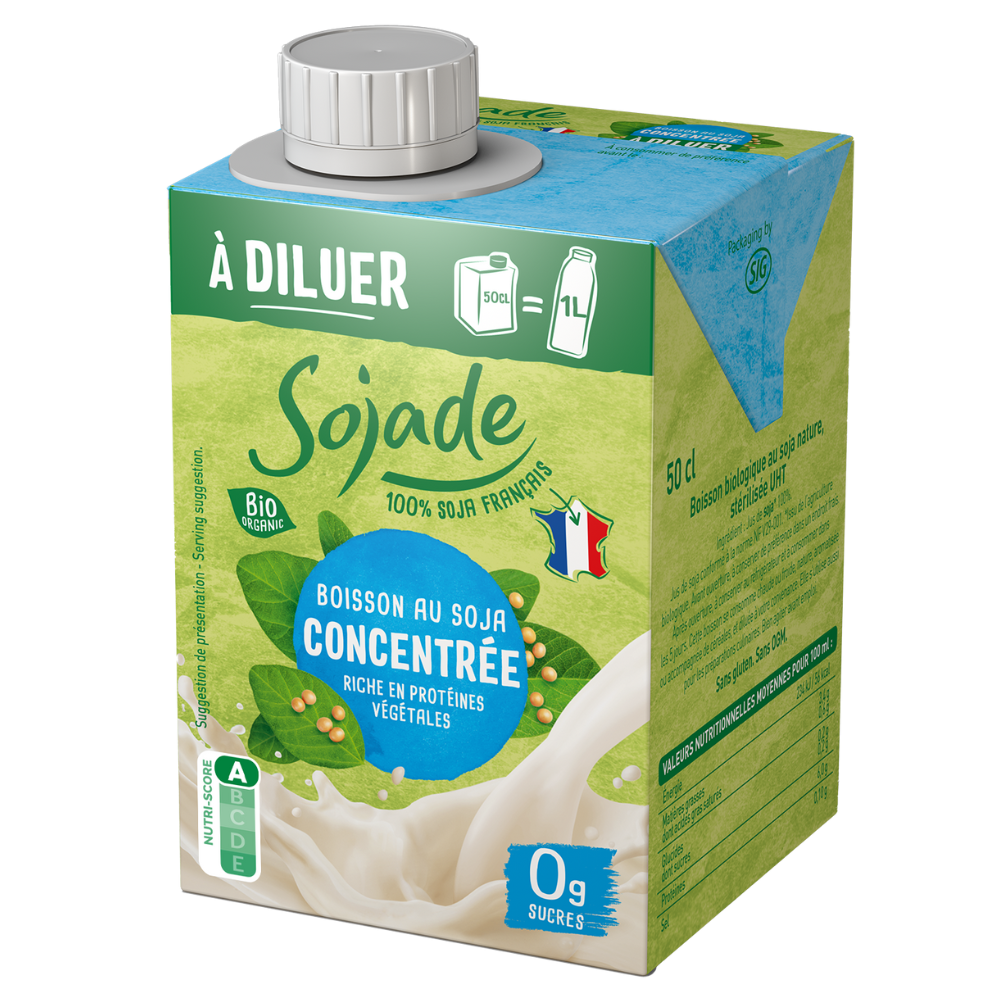 Boisson Soja Concentrée à Diluer Bio