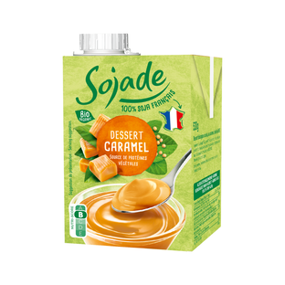Dessert soja au caramel bio