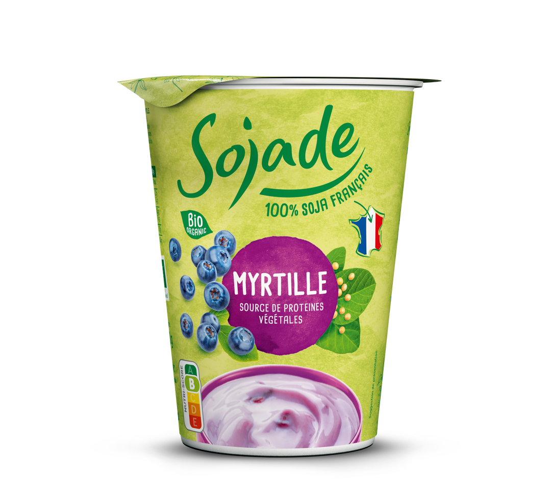 Dessert végétal soja myrtille bio