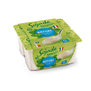 Dessert végétal soja nature bio x4