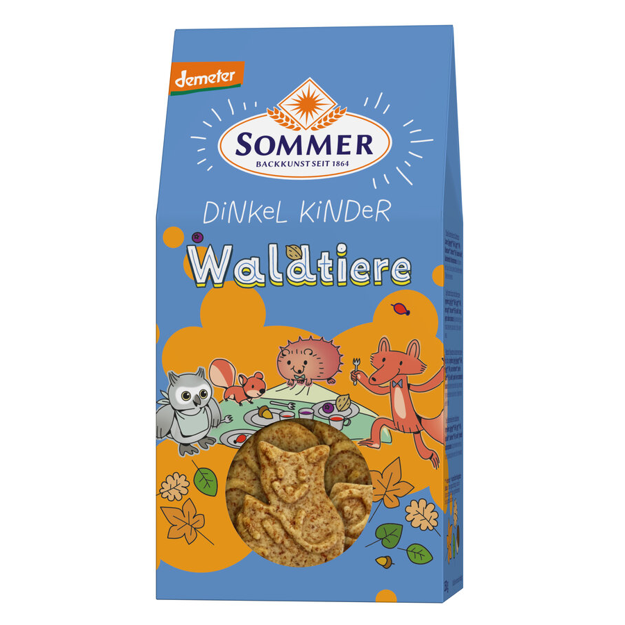 Bio Dinkelkekse Waldtiere, demeter